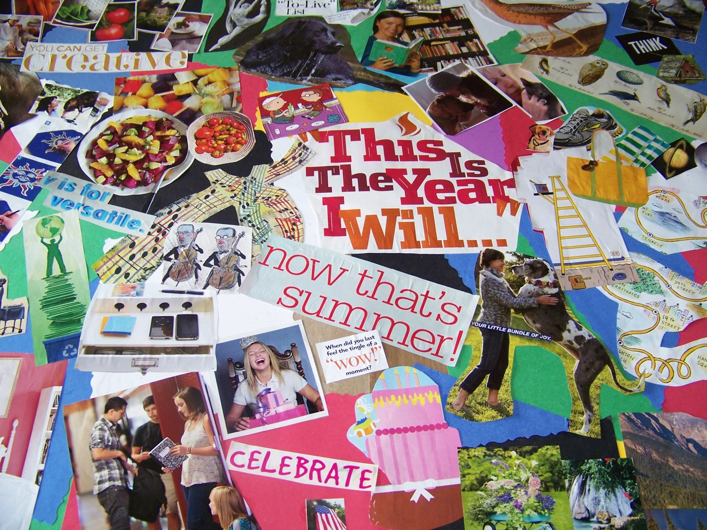 large summer collage