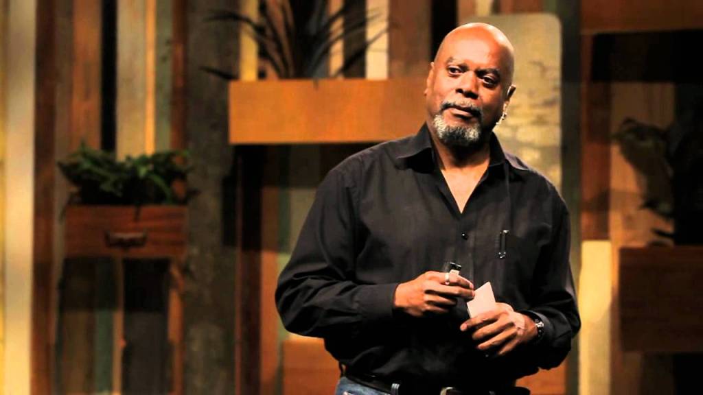 Sharif Abdullah lecturing, author of Creating a World That Works for All , book review 