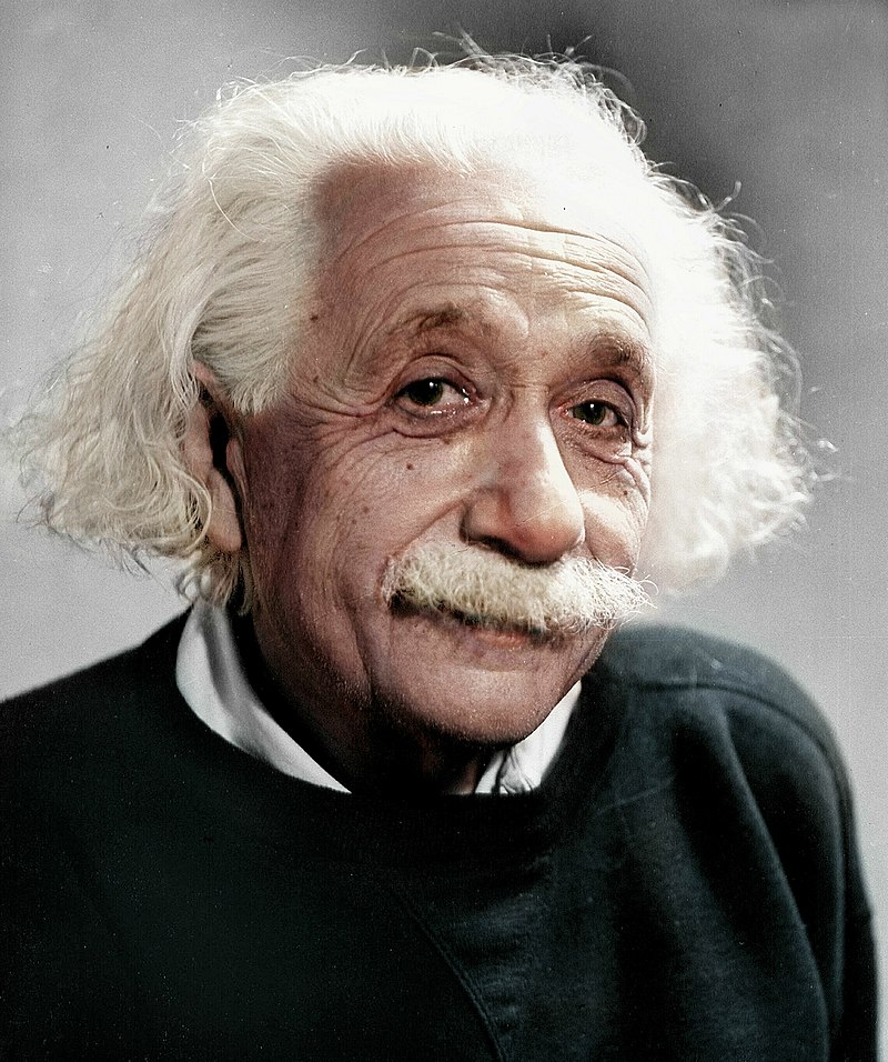 albert einstein portrait face only