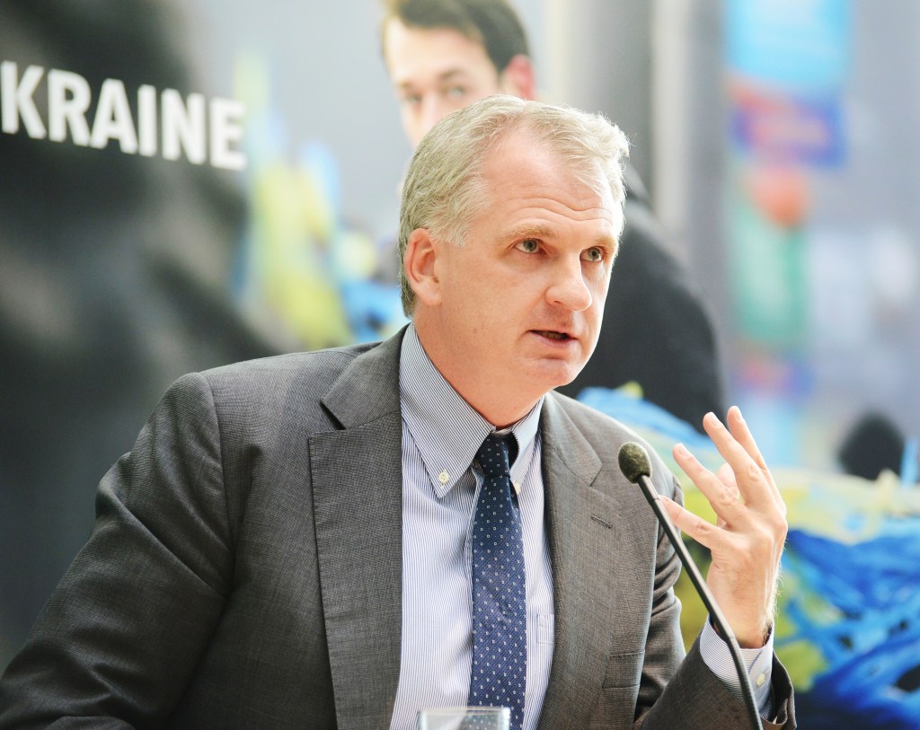 author Timothy Snyder of On Tyranny lecturing